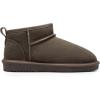 imageDREAM PAIRS Ankle Winter Mini Boots for Women Genuine Suede Faux Fur Lining Water Resistant Warm Snow Boots Slip On Memory Foam Comfort Booties FuzzyClassicTaupe