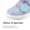 imageDREAM PAIRS Girls Shoes Toddler Sneakers Kids High Top Shoes with Hook and Loop Storybook Casual Walking ShoesPurpleRainbow