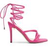 imageDREAM PAIRS Heels for Women Strappy High Stiletto Lace Up Heeled Sandals Square Open Toe Heels for Prom Party DatingHot Pinkpu