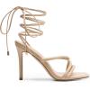 imageDREAM PAIRS Heels for Women Strappy High Stiletto Lace Up Heeled Sandals Square Open Toe Heels for Prom Party DatingNudepu