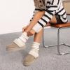 imageDREAM PAIRS Platform Slippers for Women Genuine Suede FuzzyEasy Cozy Memory Foam Waterproof Slippers Shoes for Indoor and OutdoorSand