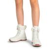 imageDREAM PAIRS Snow Boots for Women Waterproof Mid Calf Lace Up Duck Boots Warm Faux Fur FuzzyGo Bold Winter Boots for OutdoorBeige