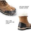imageDREAM PAIRS Snow Boots for Women Waterproof Mid Calf Lace Up Duck Boots Warm Faux Fur FuzzyGo Bold Winter Boots for OutdoorChestnut