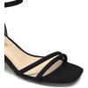 imageDREAM PAIRS Womens Chunky Strappy Heels Square Open Toe Ankle Buckle Low Heels Sandals for Daily Wedding Party DressBlack