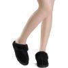 imageDREAM PAIRS Womens House Slippers Indoor Fuzzy Fluffy Furry Cozy Home Bedroom Comfy Winter Cute Warm Outdoor Shoes FuzzyEasyBlack