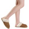 imageDREAM PAIRS Womens House Slippers Indoor Fuzzy Fluffy Furry Cozy Home Bedroom Comfy Winter Cute Warm Outdoor Shoes FuzzyEasyChesnut