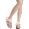 imageDREAM PAIRS Womens House Slippers Indoor Fuzzy Fluffy Furry Cozy Home Bedroom Comfy Winter Cute Warm Outdoor Shoes FuzzyEasyPink