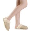 imageDREAM PAIRS Womens House Slippers Indoor Fuzzy Fluffy Furry Cozy Home Bedroom Comfy Winter Cute Warm Outdoor Shoes FuzzyEasySand