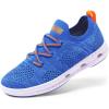 imageDREAM PAIRS Boys Girls Sneakers Kids Slip on Summer Quick Dry Lightweight Aqua Water ShoesRoyal Blue