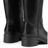 imageDREAM PAIRS Womens Knee High Boots Square Toe Platform Chunky Block Heel Banana Campus Boots for Women Comfortable Low Heel Side Zipper Womens Riding Tall BootsBlack