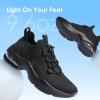 imageDREAM PAIRS Womens Slip On Walking Sneakers Air Cushion Tennis Shoes Slip Resistant Athletic Footwear for Nurse Casual Gym WorkoutBlack Monochrome