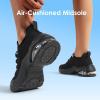 imageDREAM PAIRS Womens Slip On Walking Sneakers Air Cushion Tennis Shoes Slip Resistant Athletic Footwear for Nurse Casual Gym WorkoutBlack Monochrome