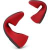 imageDREAM PAIRS Wide Ballet Flats Shoes for Women Width Foldable Knit Womens Flats with Arch Support Comfortable Shoes for Women Dressy Casual Work OfficeRed