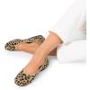imageDREAM PAIRS Wide Ballet Flats Shoes for Women Width Foldable Knit Womens Flats with Arch Support Comfortable Shoes for Women Dressy Casual Work OfficeLeopard