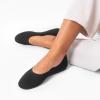 imageDREAM PAIRS Wide Ballet Flats Shoes for Women Width Foldable Knit Womens Flats with Arch Support Comfortable Shoes for Women Dressy Casual Work OfficeBlack