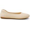 imageDREAM PAIRS Wide Ballet Flats Shoes for Women Width Foldable Knit Womens Flats with Arch Support Comfortable Shoes for Women Dressy Casual Work OfficeNude