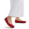 imageDREAM PAIRS Womens Ballet Flats Foldable Round Toe Dressy Comfortable Slip On Dress ShoesRed