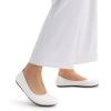 imageDREAM PAIRS Womens Ballet Flats Foldable Round Toe Dressy Comfortable Slip On Dress ShoesWhite
