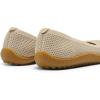 imageDREAM PAIRS Womens Ballet Flats Wide Toe Box Knit Flats for Women with Arch Support Comfortable Slip On Dressy Travel Work Business Office Shoes for WomenNude