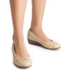 imageDREAM PAIRS Womens Ballet Flats Business Office Work Dress Shoes Comfortable Dressy Flats for WomenNude