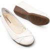 imageDREAM PAIRS Womens Ballet Flats Business Office Work Dress Shoes Comfortable Dressy Flats for WomenWhite