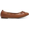imageDREAM PAIRS Womens Foldable Flats Shoes Pointed Toe Ballet Flats Bowknot Comfort Slip on Dress ShoesBrown