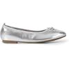 imageDREAM PAIRS Womens Foldable Flats Shoes Pointed Toe Ballet Flats Bowknot Comfort Slip on Dress ShoesSilver