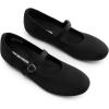 imageDREAM PAIRS Womens Mary Jane Ballet Flat Shoes Dressy Foldable Knit Flats with Arch Support Comfortable for Casual Work OfficeBlack