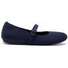 imageDREAM PAIRS Womens Mary Jane Ballet Flat Shoes Dressy Foldable Knit Flats with Arch Support Comfortable for Casual Work OfficeNavy