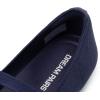 imageDREAM PAIRS Womens Mary Jane Ballet Flat Shoes Dressy Foldable Knit Flats with Arch Support Comfortable for Casual Work OfficeNavy