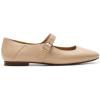 imageDREAM PAIRS Womens Silver Square Toe Mary Jane Flats Comfortable Casual Slip On Dress Shoes with Buckle Strap for Womens Daily WearNude