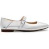 imageDREAM PAIRS Womens Silver Square Toe Mary Jane Flats Comfortable Casual Slip On Dress Shoes with Buckle Strap for Womens Daily WearSilver