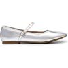 imageDREAM PAIRS Womens Ballet Flats Mary Jane Shoes Round Toe Comfortable Dressy Casual Slipon Work Daily Soft Flat ShoesSilverpu