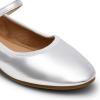 imageDREAM PAIRS Womens Ballet Flats Mary Jane Shoes Round Toe Comfortable Dressy Casual Slipon Work Daily Soft Flat ShoesSilverpu