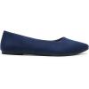 imageDREAM PAIRS Womens Flats Comfortable Slip On Business Work Office Casual Suede Ballet Flats Pointed Toe Dress ShoesNavy