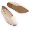imageDREAM PAIRS Womens Flats Comfortable Slip On Business Work Office Casual Suede Ballet Flats Pointed Toe Dress ShoesNude