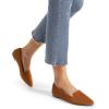 imageDREAM PAIRS Womens Flats Pointed Toe SlipOn Dressy Flat Shoes Comfortable Business Casual Dress Shoes for Office WorkBrown