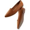 imageDREAM PAIRS Womens Flats Pointed Toe SlipOn Dressy Flat Shoes Comfortable Business Casual Dress Shoes for Office WorkBrown