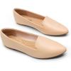imageDREAM PAIRS Womens Flats Pointed Toe SlipOn Dressy Flat Shoes Comfortable Business Casual Dress Shoes for Office WorkNude