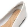 imageDREAM PAIRS Womens Flats Pointed Toe SlipOn Dressy Flat Shoes Comfortable Business Casual Dress Shoes for Office WorkWhite