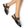 imageDREAM PAIRS Womens Slingback Ballet Flats Pointed Toe Buckle Comfortable Dress Slipon Flat ShoesBlack