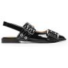 imageDREAM PAIRS Womens Slingback Ballet Flats Pointed Toe Buckle Comfortable Dress Slipon Flat ShoesBlack