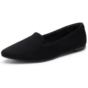 imageDREAM PAIRS Womens Flats Pointed Toe SlipOn Dressy Flat Shoes Comfortable Business Casual Dress Shoes for Office WorkBlack