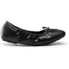 imageDREAM PAIRS Womens Flats Foldable Square Toe Ballet Flats for Women Bowknot Dressy Comfortable Light Weight Slip On Dress ShoesBlackpu
