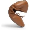 imageDREAM PAIRS Womens Flats Foldable Square Toe Ballet Flats for Women Bowknot Dressy Comfortable Light Weight Slip On Dress ShoesBrown