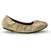 imageDREAM PAIRS Womens Flats Foldable Square Toe Ballet Flats for Women Bowknot Dressy Comfortable Light Weight Slip On Dress ShoesGold
