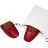 imageDREAM PAIRS Womens Flats Foldable Square Toe Ballet Flats for Women Bowknot Dressy Comfortable Light Weight Slip On Dress ShoesRedpu