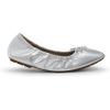 imageDREAM PAIRS Womens Flats Foldable Square Toe Ballet Flats for Women Bowknot Dressy Comfortable Light Weight Slip On Dress ShoesSilver