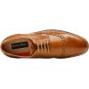 imageBruno Moda Italy Mens Prince Classic Modern Formal Oxford Wingtip Lace Up Dress ShoesPrince3brown
