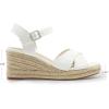 imageDREAM PAIRS Espadrille Dressy Wedge Sandals Womens Platform Sandals Casual Summer Comfortable High Heeled Wedges with Adjustable BuckleWhitepu